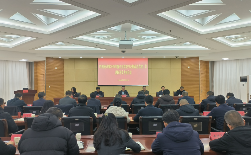 市国资委召开2025年度企业党委书记抓基层党建工作述职评议考核会
