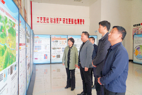 市国资委党委书记、主任袁军平一行到西凤集团指导调研学习教育、科技创新等工作